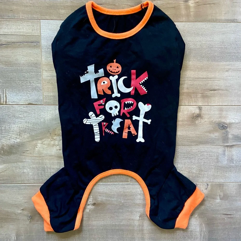 HOTEL DOGGY Trick or Treat Spooky Halloween Bone Candy Onsie